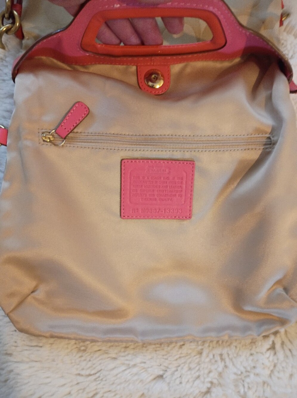 Coach Bonnie Cashin Fold Over Crossbody Bag - Picture 7 of 11